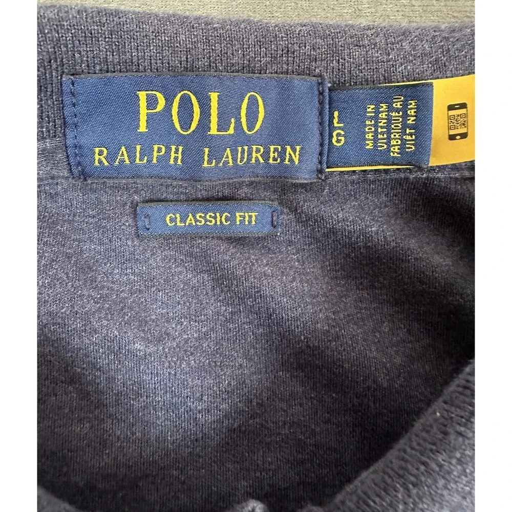 Polo Ralph Lauren Polo Shirt Mens Size L Classic Fit 100% Cotton Short Sleeve